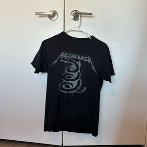 Black Graphic Band Tee - Metallica
